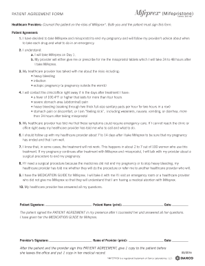 Fillable Online PATIENT AGREEMENT FORM - bearlyoptionpillbbcomb Fax ...