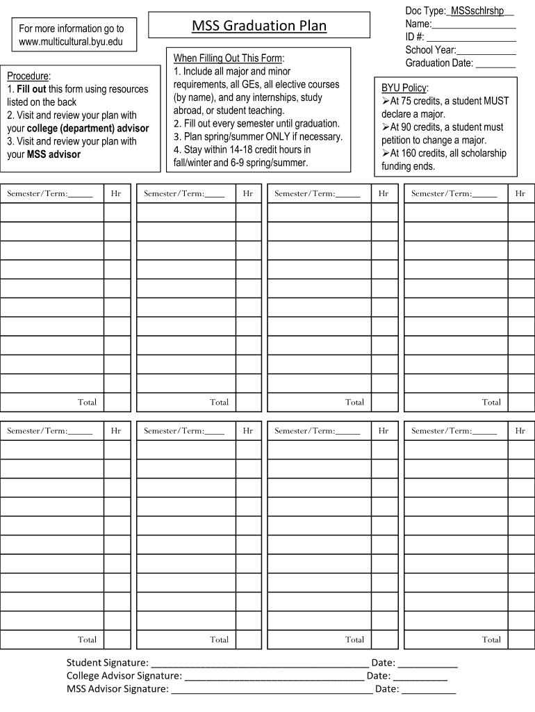 grad planner Preview on Page 1