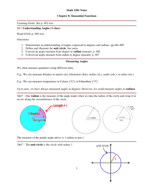 Unit circle radian - Heritage Collegiate - heritagecollegiate