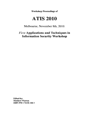 Fillable Online atis2015 conferences Workshop Proceedings of ATIS 2010 ...