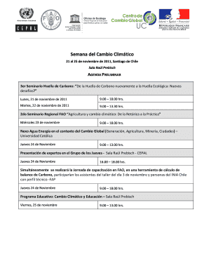 PDF: agenda semana cambio climatico.pdf - Cambio Clim tico ...