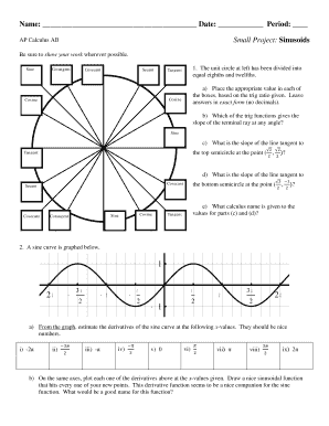 Unit circle secant - Secant Cosecant AP Calculus AB Small Project Sinusoids - sqhclass bellinghamschools