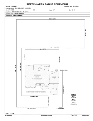 SKETCH/AREA TABLE ADDENDUM Parcel No 2959306 Inspection Date 06/11/2015 Property Address 2741 W BLOSSER RANCH RD City PAHRUMP NYE NV State Zip 89060 Legal Desc GOOSE NECK PK L - asdb co nye nv