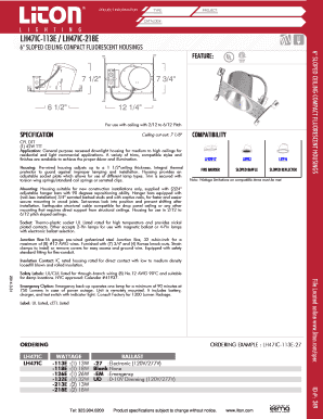 LH47IC-113E / LH47IC-218E - LITON Lighting