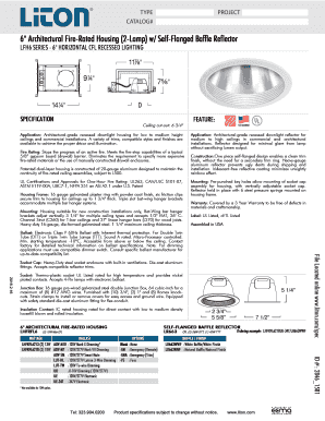 File police report seattle - 6" Architectural Fire-Rated Housing (2-Lamp) w ... - LITON Lighting