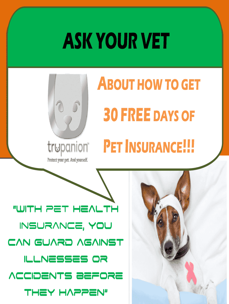 Fillable Online ASK YOUR VET Fax Email Print pdfFiller