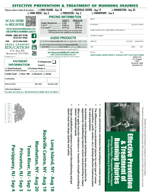 Incident report register template - Effective Prevention amp Treatment of Running Injuries - Cross Country bb