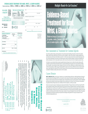 Evidence-Based Treatment for Hand Wrist amp Elbow Injuries