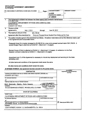 STATE O CAIJFORNIA STANDARD AGREEMENT AMENDMENT STD - yoloagenda yolocounty