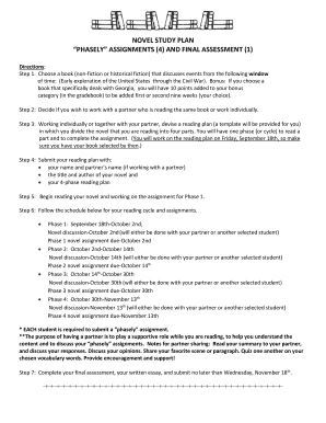 1st Semester Novel Study - 8th Grade Georgia Studies: Mrs. Oates ...