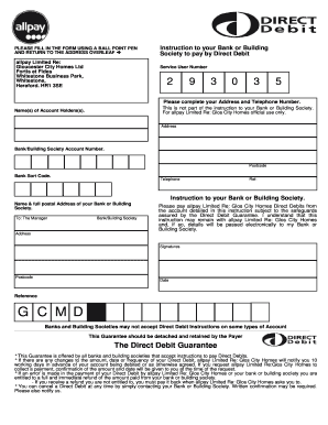 Direct Debit set up bformb bMiscellaneousb Payments - Gloucester City bb - gch co