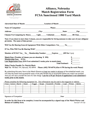 Tennis match analysis sheet pdf - Alliance Match Regist doc - fcsa