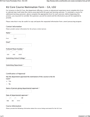 Form preview