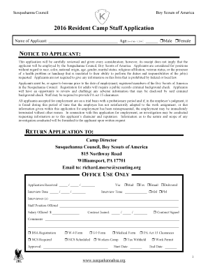 Catalogue handicrafts sample - 2016 Resident Camp Staff bApplicationb - Boy bScoutsb of America - councils scouting