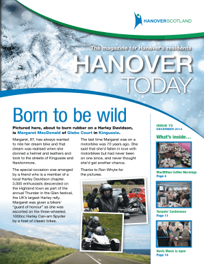 The magazine for Hanover's residents What's inside - hanover