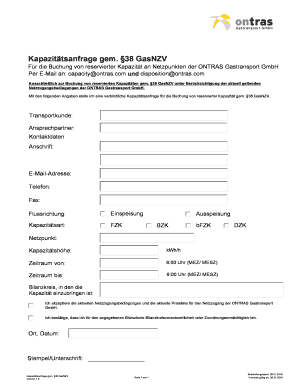 Kapazit tsanfrage gem. 38 GasNZV (PDF) - ONTRAS Gastransport ...
