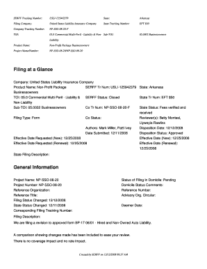 Filing USLI-125942379. Filing USLI-125942379 - insurance arkansas