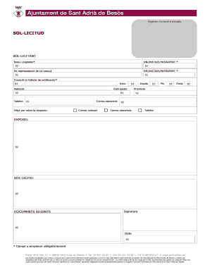 General Entrance Registration Form
