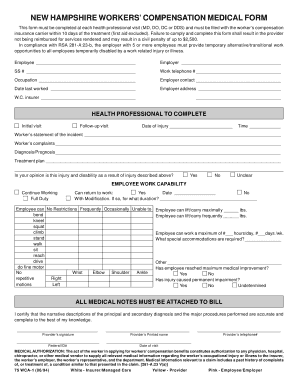 Medical Release Form Workers Comp Medical Release Form Workers Comp