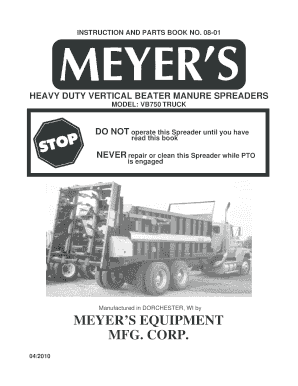 VB750 Truck Mount Spreader - Meyer's Equipment Mfg Corp