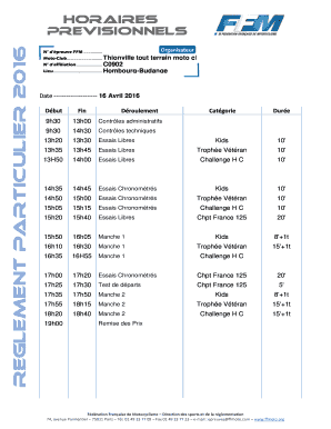 HORAIRES PREVISIONNELS - bffmbbengageb-bsportsbbcomb