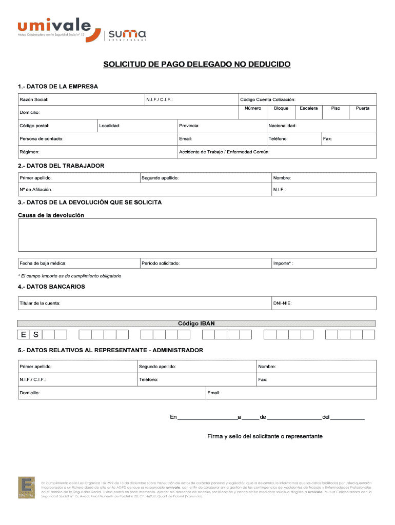 formularios umivale activa Vista previa en la página 1