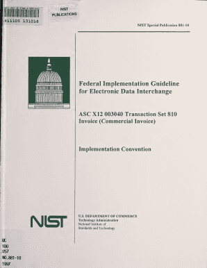 Commercial invoice ups template - Federal implementation guideline for electronic data interchange - nvlpubs nist