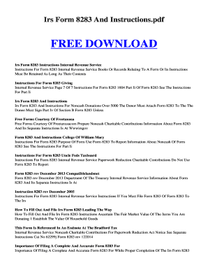 printable form 8283 instructions 2016 edit fill out download ssa form 521 instructions