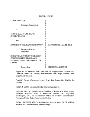 BRB No 12-0581 LUIS E DeJESUS Claimant-Respondent v bb - dol