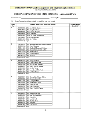 Word project timeline template - BBSE30094409 Project Management and Engineering Economics - me hku