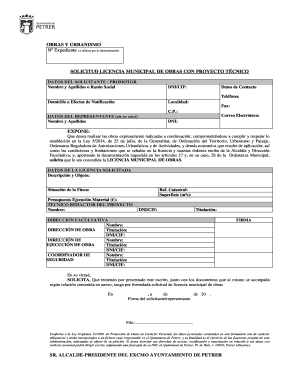 Municipal Construction License Application