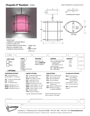 Chopstix 9 Pendant P1055 - Lumetta Inc