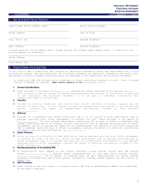 IRA Distribution Request bFormb - Centerstone Investors