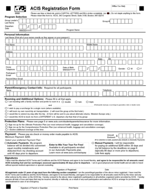 ACIS Registration Form