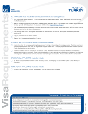 Turkey Visa Application Form