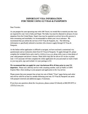 India Visa Application Form