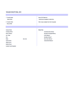 Bulgaria Visa Application Form