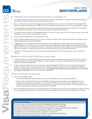 Schengen Visa Application Form