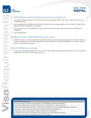 Nepal Visa Application Form