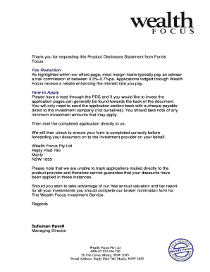 Wealth Focus Investment Application