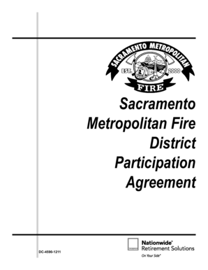 Sacramento Metropolitan Fire District Participation Agreement