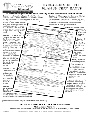 Deferred Compensation Plan Enrollment Form
