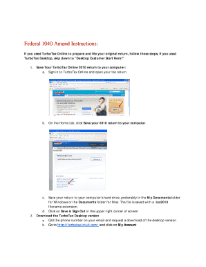 IRS Form 1040X Amend Instructions