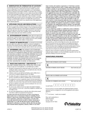 Fidelity IRA Options Spreads Agreement