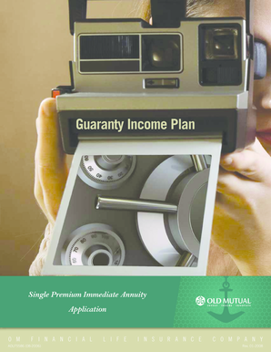 Guaranty Income Plan Application
