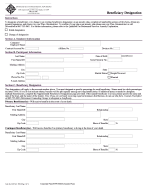 Beneficiary Designation Form