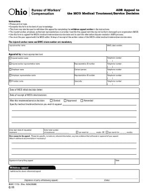 ADR Appeal to MCO Medical Treatment Decision