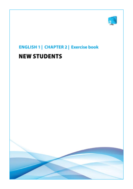 English 1 Chapter 2 Exercise Book