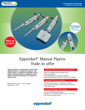 Eppendorf Pipette Trade-In Offer