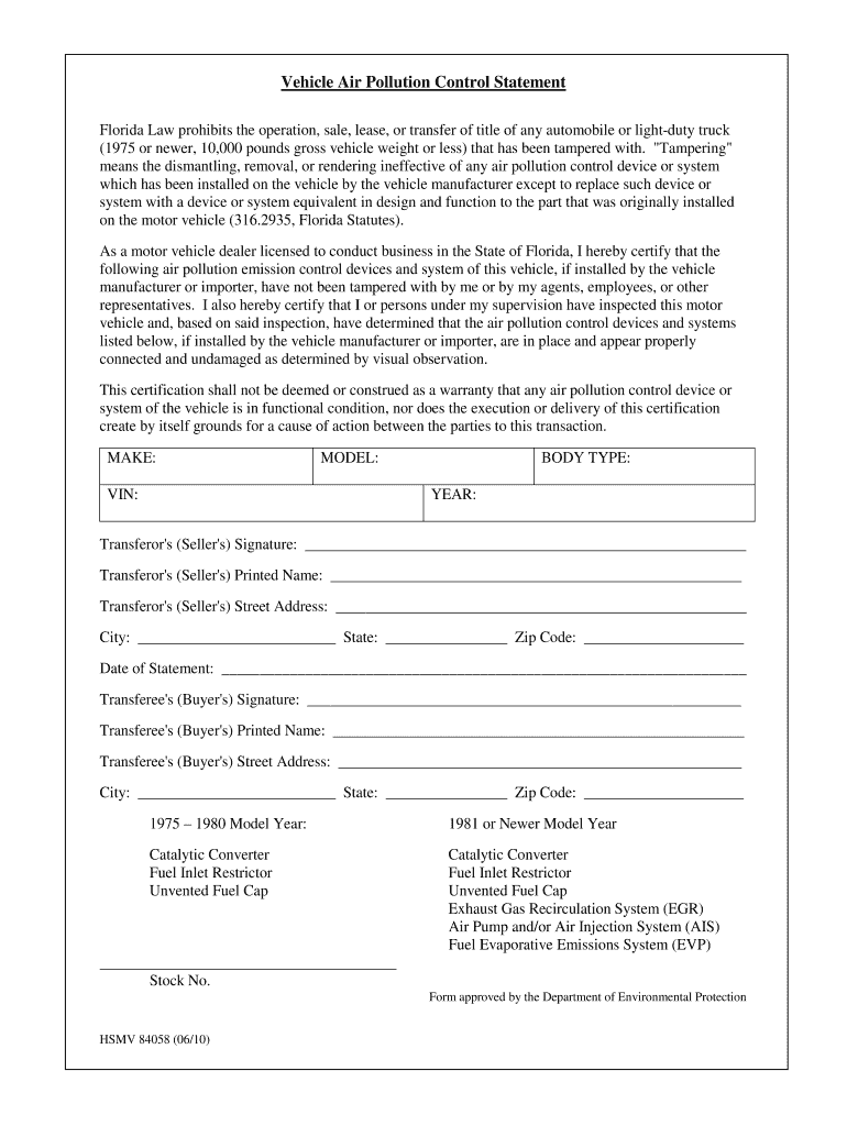 hsmv 84058 Preview on Page 1